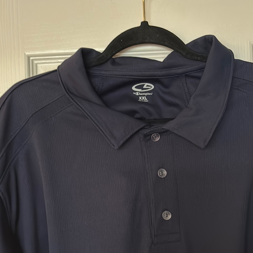 Champion Men's Navy Polo Shirt, Golf shirt